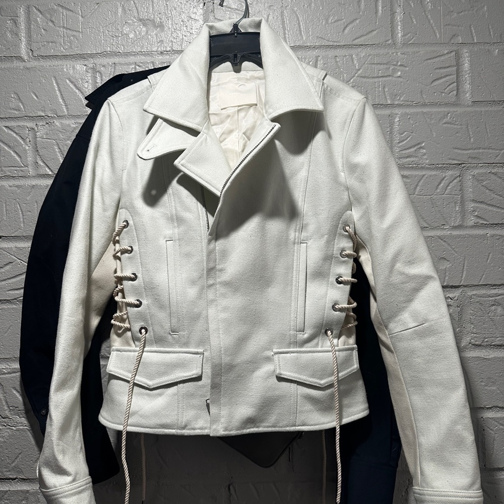 Dion Lee Shrunken Trench Jacket Size 4 - Picture 3 of 16